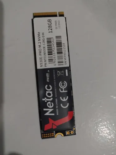 Nvme 128 gigas com Win 10
