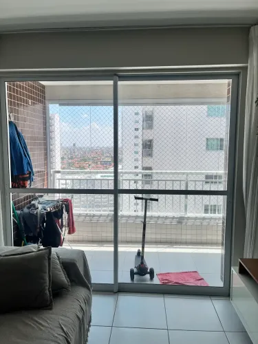 Porta de vidro para varanda