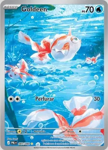 Carta Pokémon Goldeen 087/084 - Arte Especial
