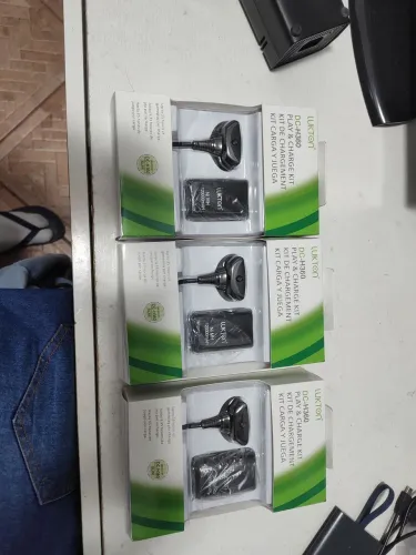 Kit Bateria/cabo controle Xbox 360