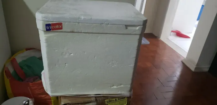 Caixa isopor com alça 36l
