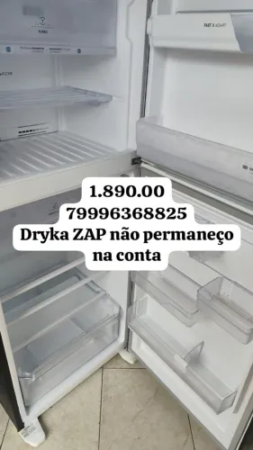 Geladeira inox duas portas 