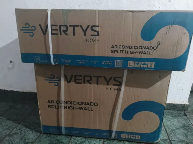 Ar condicionado Vertys inverter 12 mil BTUs. Novo na caixa
