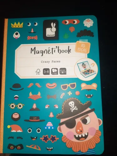 Jarod livro Magnetico Crazy Faces