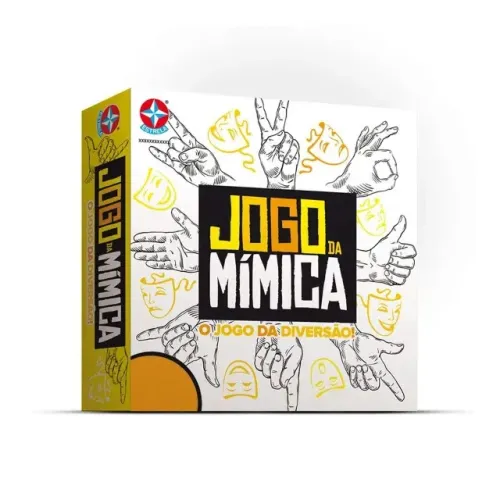 Jogo Da Mímica Estrela Acima De 10 anos Original Lacrado