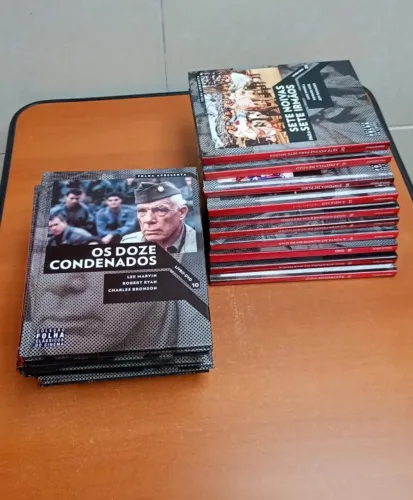 Coleção Folha Clássicos do Cinema 20 Livros com DVDs Originais DV00197*