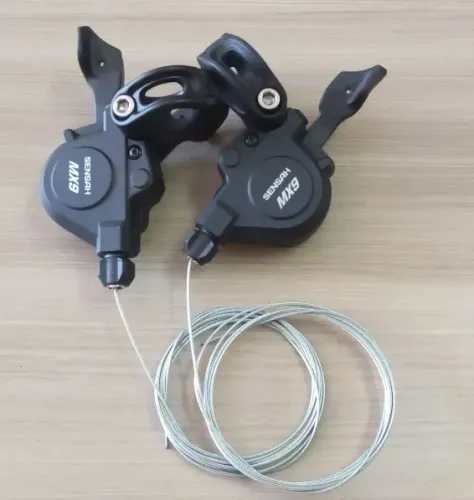 MTB - ALAVANCA/TROCADOR MARCHAS SENSAH MX9 RAPID FIRE 27V SEM VISOR