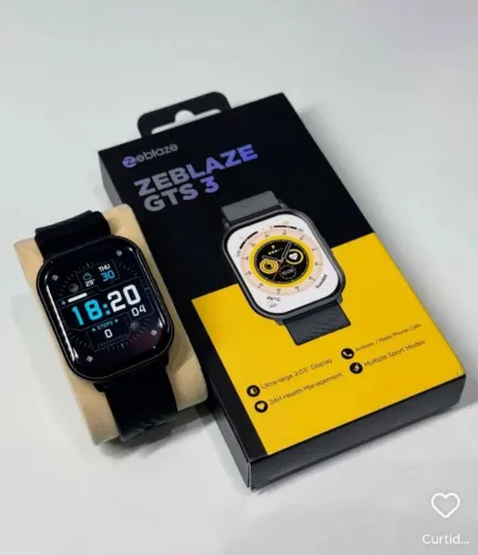 Relógio Inteligente Zeblaze Gts3 Original (Novo com Garantia) 