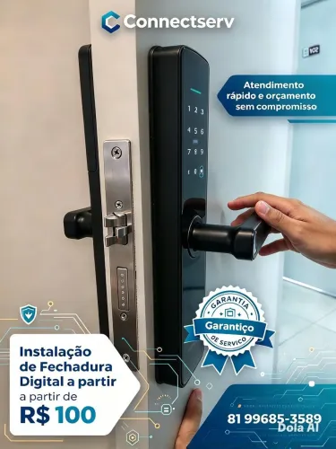 Instalação fechaduras.