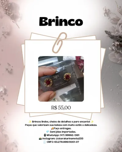 Brincos femininos 
