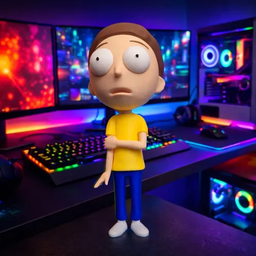 Rick & Morty Morty grande Cabeça 30cm