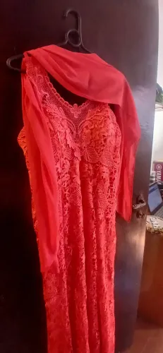 Vestido rendado