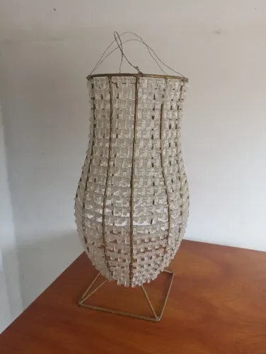 PROMOÇÃO! Vaso Decorativo Aramado com Pedras / 53cm
