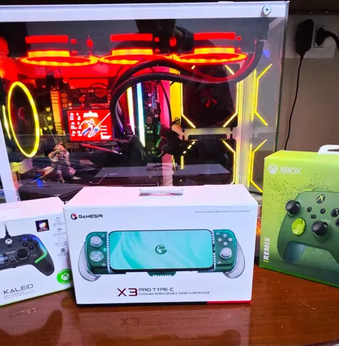 Controle oficial para smartphone gamer, cooler
