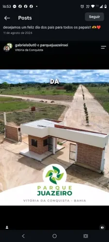 Terreno no parque Juazeiro ,próximo ao haras camping clube