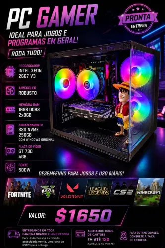 ? PC Gamer - Pronta Entrega