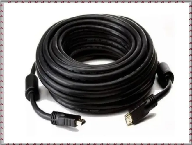 Cabo Hdmi full hd com 10 metros e filtros nas pontas
