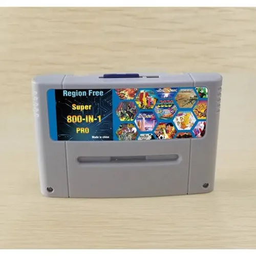 Fita everdrive super Nintendo com 800 jogos cartão sd
