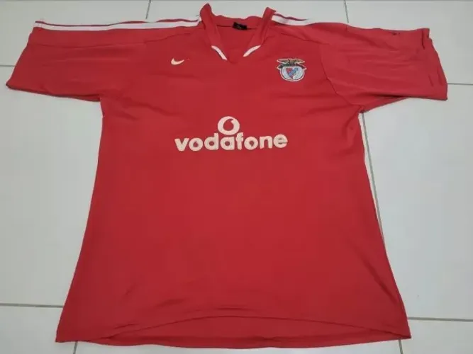 Camisa Antiga Benfica Vermelha Vodafone Nike #20 Sokota