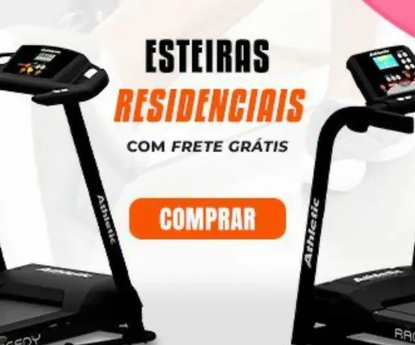 Esteira Residencial Athletic - Entrega e montagem Frete Grátis