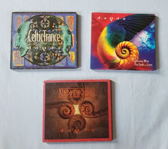3 CDs Dagda - CelticTrance, Sleeping With The Gods of Love e Underworld