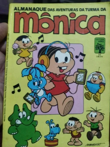 Almanaque das Aventuras da Turma da Mônica. Edição 17.  Editora Abril.  Janeiro 1983.