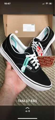 Tênis Vans Preto - Tamanho 37