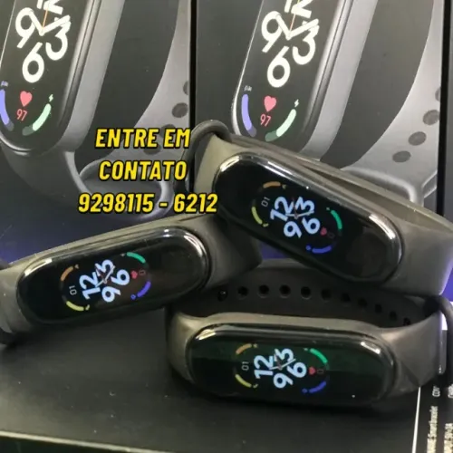 Relogio Inteligente Mi band 7Smart Band - Entregamos 9h ás 23h
