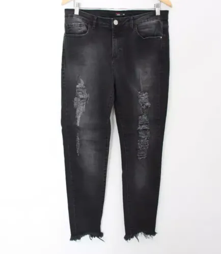 calça jeans feminina marisa preta número 44