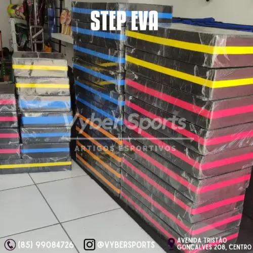 Step EVA 60X30X10CM  Reforçado Antiderrapante Para academia 