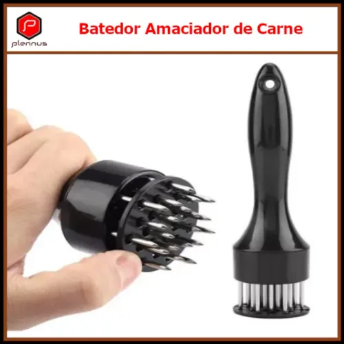 Batedor Amaciador De Carne Utensílio Cozinha Aço Inox (z386) 