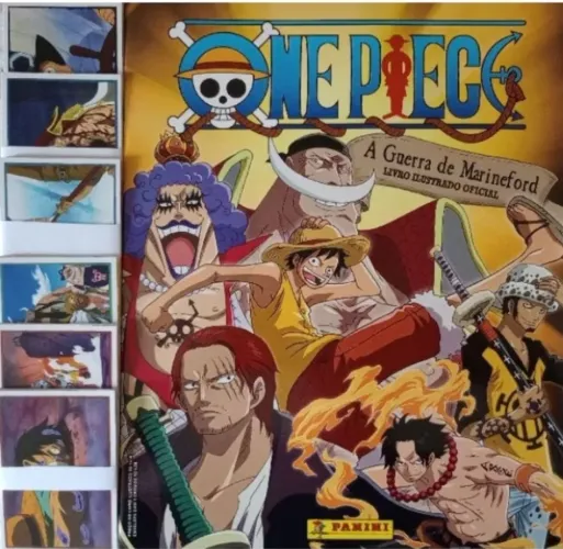 Álbum  One Piece completo p/ colar