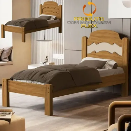 ESQUENTA BLACK FRIDAY!! Cama Solteiro Íris - SUPER PREÇO!!