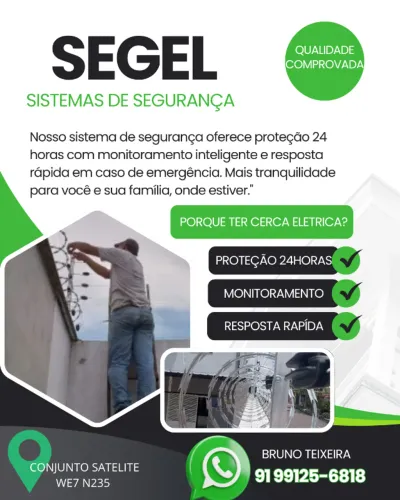 Cerca Elétrica com Monitoramento Residencial - Belém, Ananindeua e Região