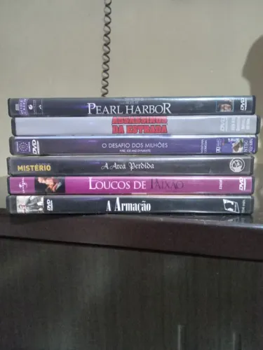 Lote de 6 DVDs - Variados e originais