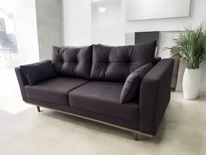 Sofá retro 2.20 espuma D.28