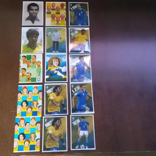 Lote Figurinhas Seleção Brasileira Rumo a Rússia 2018