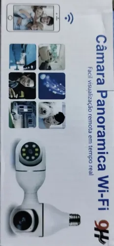 Câmera Wi-Fi Panorâmica - Visão Remota em Tempo Real