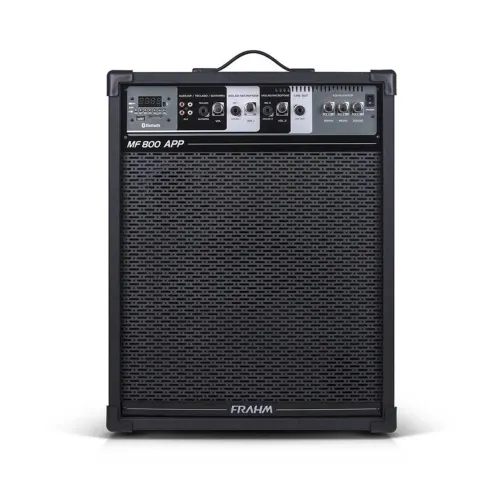 Caixa Som Frahm S/Bateria Mf800app 120w Rms Falante 12" + Super Tweeter