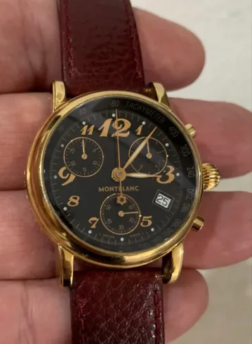 Relógio MontBlanc Meisterstuck 7038 Gold Plated 18k