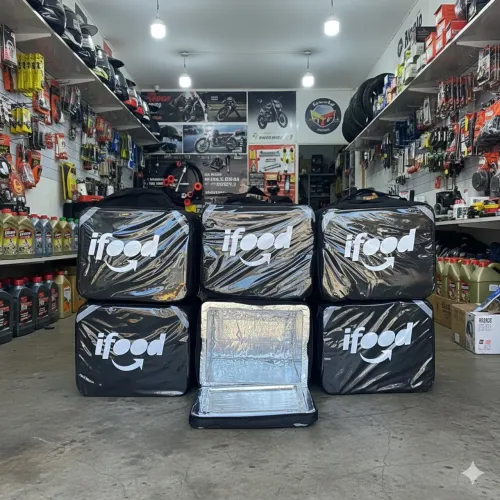 BAG PRETA DELIVERY LAMINADA 45L