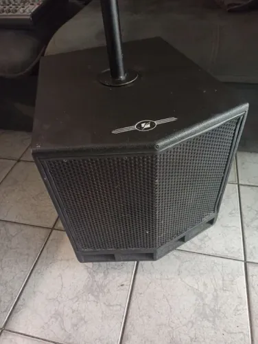 Caixa de Som Subwoofer Ativa Frahm Ps12 SWA. Grave 500w Rms Preta