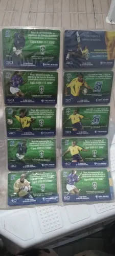 Cartão telefonico de futebol