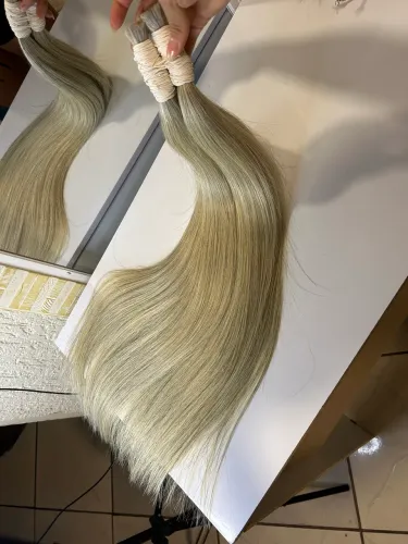 Cabelo Vietnamita Loiro Raiz esfumada 65cm cada 100g
