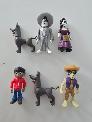 Bonecos mini Coco a Vida é uma festa MUITO RARO Disney pixar original mattel 6 peças