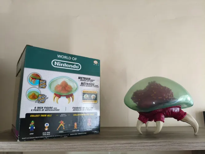 Metroid World of Nintendo Jakks Pacific 2.5 polegadas com caixa original