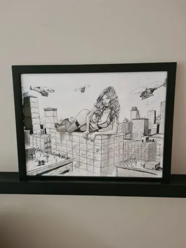 Arte Original Brao (Gulivera) Tamanho A3 