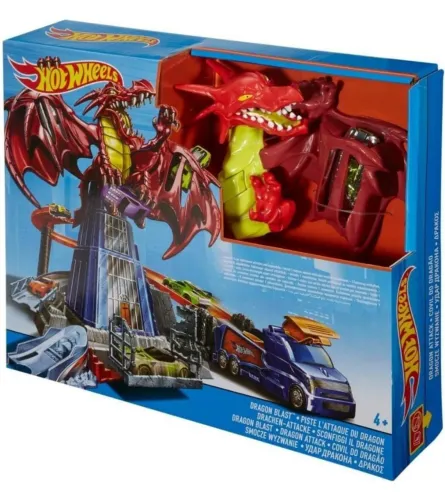 Hot Wheels Dragon Blast - Pista de Ataque do Dragão