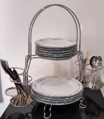 Suporte pratos talheres