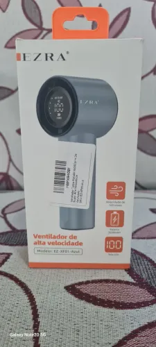 Ventilador Portátil de Alta Velocidade EZ-XF01-Azul